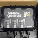 NOCO Genius GEN5X3: 3-Bank, 15A Onboard Battery Charger - 5A Per Bank, 12V Waterproof Marine Charger with Overcharge Protection & Temperature Compensation – for Lead-Acid & Lithium Batteries