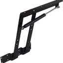 2pcs Folding Lift up Top Coffee Table Lifting Frame Desk Mechanism Hardware Fitting Hinge Spring Standing Rack Hinge Rack Bracket (Gas Hydraulic)