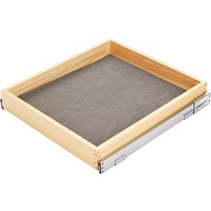 Pull Out Kitchen Drawer Cabinet organizer, 20"W x 21"D Cabinet Drawer,Soft Close Slide Out Wood Shelves Storage for Kitchen Heavy-Duty, Bottom Assembly (1 Tier)