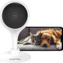 BoyKeep Pet Camera 2K, 5G/2.4GHz Cameras for Home Security, Pet Camera Indoor with Phone app, 2-Way Audio, Night Vision, Motion Detection, Cloud & SD Card Storage (white-1)