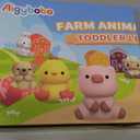 Learning Toys for 1,2,3 Year Old Toddlers, 20Pcs Farm Animals Toys Montessori Counting, Matching & Sorting Fine Motor Games, Christmas Birthday Easter Gift for Baby Boys Girls Age 12-18 Months