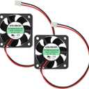 ANVISION 2-Pack 40mm x 10mm DC 12V Brushless Cooling Fan, Dual Ball Bearing, YDM4010B12