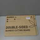 Bamboo Cutting Board Natural Non Toxic Chopping Wood Cutting Board With Juice Grooves Knife-Friendly Finish For Versatile Kitchen Use Ideal Charcuterie & Chopping Large Multi-Use New Home Must Haves (1pc: L (15"  10"))