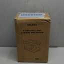 Delamu 2-Tier Multi-Purpose Bathroom Under Sink Organizers and Storage, Stackable Kitchen Pantry Organization, Pull Out Medicine Cabinet Organizer with Movable Dividers, White, 2 Pack