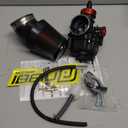 NIBBI 22mm Carburetor with CNC 48mm Air Filter kit,PE22FL Carburetor fit for 140cc mini Bike, Upgrade for SSR125cc Apollo140cc X-PRO125cc Predator 212 mini bike