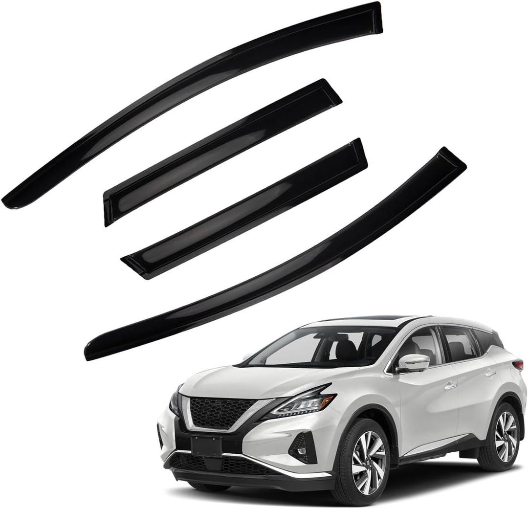 Window Rain Guards Compatible with 2015-2024 Nissan Murano