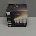 Philips Hue Smart 60W A19 LED Bulb - Soft Warm White Light - 4 Pack - 800LM - E26 - Indoor - Control with Hue App - Works with Alexa, Google Assistant and Apple Homekit