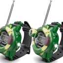 Walkie Talkies Watch, Spy Watch Army Toys for Kids Age 8-12, 7 in 1 Digital Watch Walkie Talkies with Flashlight, Cool Spy Gadgets for Boy Girls (Green)