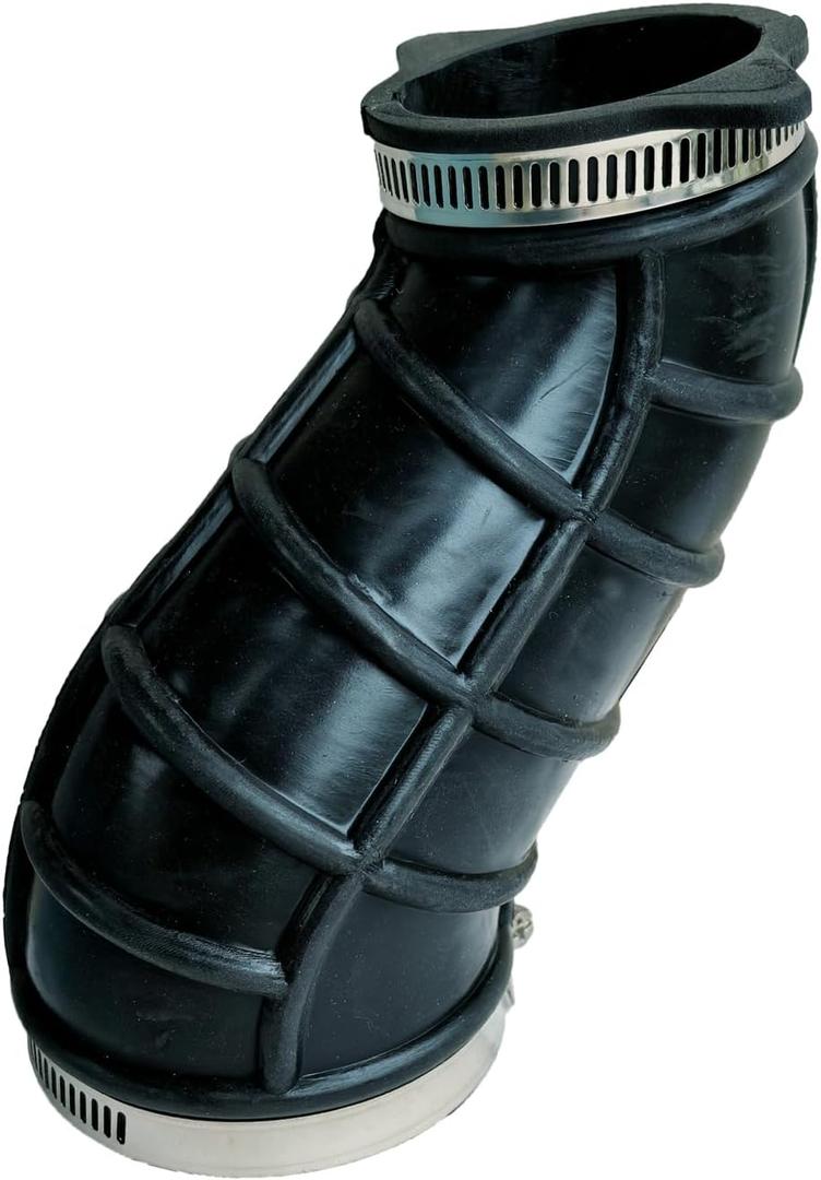 Heavy-Duty Air Intake Boot & Hose Kit Compatible with Polaris Ranger 500/425 2x4/4x4/6x6 (2000-2009) - Direct Replacement # 5411976 5413062 | Durable Rubber + 2 Clips Included