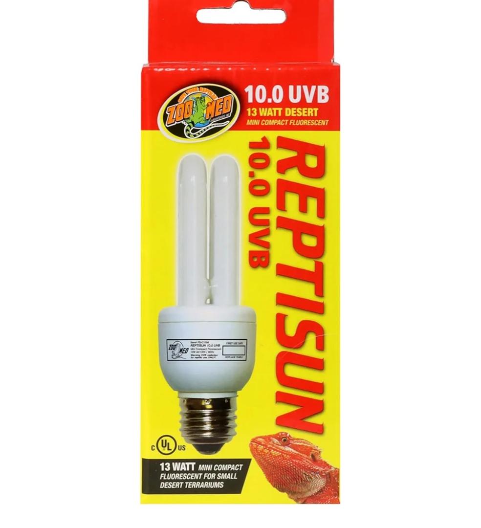 Zoo Med ReptiSun 10.0 Mini Compact Fluorescent Lamp 13 Watts