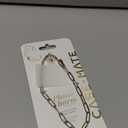 CaseMate Phone Charm with Gold Metal Chain Detachable Anti Theft Strap Hands Free iPhone Wrist Strap for Women Phone Chain Wristlet Fits Galaxy, Pixel and More Gold