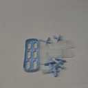 Popsicle Molds Set 6 Pieces Ice Popsicle Maker-BPA Free,Easy-Release Ice Pop Molds,Homemade Ice Cream Molds (Blue)