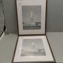 ENJOYBASICS 16x20 Picture Frame, Display Poster 11x14 with Mat or 16 x 20 Without Mat, Wall Gallery Photo Frames, Brown, 2 Pack