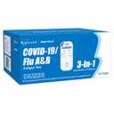 Healgen Rapid Check COVID-19, Flu A&B Antigen Test Kit, OTC 3-in-1 Flu & COVID Home Test, Easy to Read Dual Windows, Results in 15 Mins, 18-Month Shelf Life, 10 Test