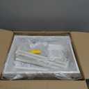 Shrivee 4-Tier Utility Cart with 4 Drawers, Rolling Utility Cart with 2 Lockable Caster Wheels, Multipurpose Mobile Rolling Drawer Cart for Office Bathroom Kitchen, Ivory White