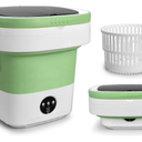 Mini Portable Washing Machine, Upgraded Washer with Spin Basket Laundry Machine, 3 Cleaning Modes Suitable for Small Clothes, Foldable Design Ideal for Hotel,Apartment, Home and Campain