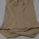 2 Pack Bodysuit for Women - Seamless Tummy Control Shapewear Sculpting Thong Sleeveless Women Body Shaper (Large, Beige-brief)