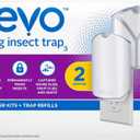Zevo Flying Insect Trap, Fly Trap, Fruit Fly Trap (2 Plug-in Bases + 6 Refill Cartridges)