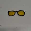 Polarized Clip-ons for Ray-Ban Meta Wayfarer (RW4008 & RW4012 Large 53-22), Discoloration Clips Compatible with Ray-Ban Meta Wayfarer Gen 2 Protect Your Eyes, Cool and Fashion (Yellow, Large)