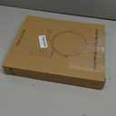 Wall Mounted Makeup Mirror - 1X/10X Magnifying Mirror for Wall, 8 Inch Double Sided 360 Swivel Extendable Bathroom Mirror for Shaving, Black