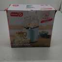 DASH Hot Air Popcorn Popper Maker with Measuring Cup to Portion Popping Corn Kernels + Melt Butter, 16 Cups - Aqua