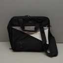 Ytonet Zipper Binder Bag, 2 Inch 3 Ring Binder with Zipper Fit 14 Inch Laptop, 500 Sheets Capacity Zippered Binders with Shoulder Strap & Removable O-Ring Pad for Middle School Students, Black & Grey