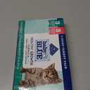 Blue Buffalo Baby Blue Natural Kitten Wet Cat Food Pat Variety Pack, Healthy Growth Formula with DHA, High-Protein & Grain-Free, Chicken and Salmon Recipes, 3-oz Cans (6 Count, 3 of Each) (EXP 03/14/28)