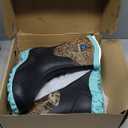 Trudave Rubber Boots for Women with Steel Shank, 6mm Neoprene Mid Calf Rain Boots, Waterproof Insulated Mud Work Boots All Season, Size 8