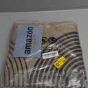 GarveeHome Easy Jute 2x6 Modern Rainbow Runner Rug for Hallway Kitchen Bedroom Non Slip Indoor Outdoor Runner Door Mat for Laundry Porch (Black&nature Rainbow)