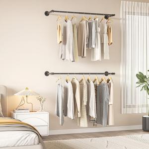Expandable Industrial Pipe Clothes Racks,1SET