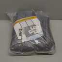 LIAMST Magnetic Thermal Insulated Door Curtain, Fits Door Size 32" x 80", Center Opening, Durable Oxford Cloth&Thicken Polyester Fiber, Weighted Bottom,Temporary Thermal Curtains (Gray)