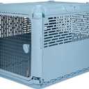 Sport PET Plastic Kennels Rolling Plastic Wire Door Travel Dog Crate, Collabsible Kennel, 22.1" L x 23.3" W x 30.6" H
