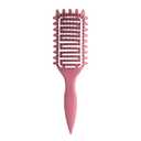 Curl Defining Brush,2024 Curly Hair Brush,Vented Hair Brush for Detangling, Shaping and Defining Curls For Women and Men Less Pulling (Pink)