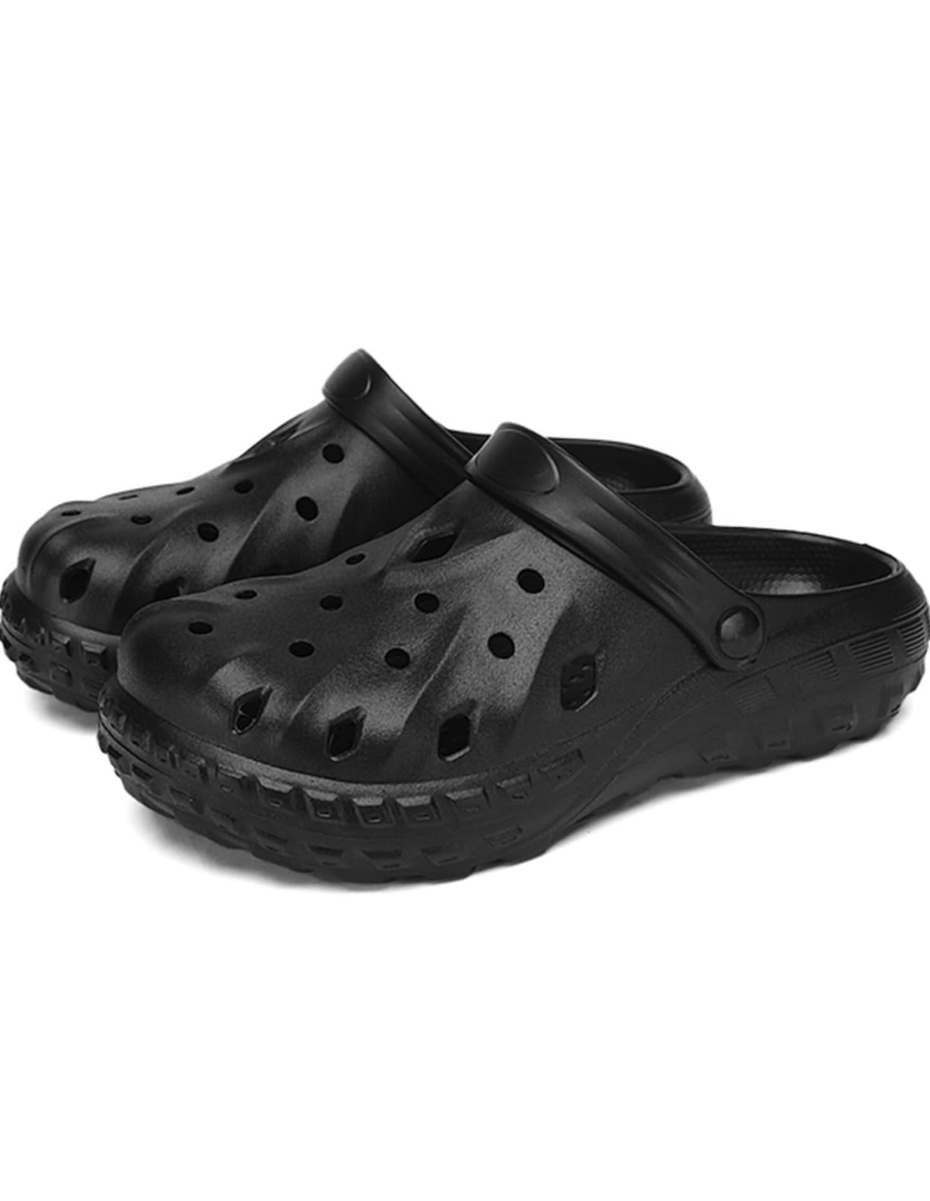 Mens Womens Garden Clogs with Arch Support, Unisex Comfortable Mules Sandals Non Slip Shoes Lightweight Breathable Beach Slip-On Slippers 48