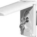 RV Water Inlet with Cover, Gravity Water Fill Inlet with Square Bayonet Style Cap Magnetic Attraction and Lock Keys, Fresh Water Connection for Rv Camper Motorhome Boats (White)
