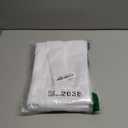 WdFour Small French Door Curtains with Silky Feel Easy Installed Door Panels,Front Door Sidelight Curtain Tie up Shade, Washable Curtain (25W x 70L Inch Bleach White, 1 Panel)