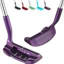 MAZEL Chipper Club Pitching Wedge for Men & Women,36/45 Degree - Save Stroke from Short Game,Right Hand (Purple, 45 Degree)