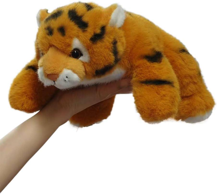 Tiger Weighted Stuffed Animals,17.7 Inch Weighted Tiger Plush Toy Pillow,Soft Stuffed Tigers Plushies Toys Plush Throw Pillow Gifts for Adults, Kids, Boys and Girls (Yellow)