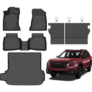 Floor Mats for Subaru Outback 2026-2027 Full Set with Seatback Mat, Size: 27 