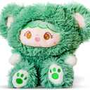 Teddy Bear Stuffed Animal -14 Inches Weighted Stuffed Animals|Purple Plushie Bunny|and Cute Stuffed Animal|Kids Companion Bunny Stuffed Animal with Facial Expression Bunny Toys for Kids