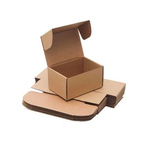 Small Shipping Boxes 6x4x3'' Corrugated Small Cardboard Boxes for Shipping, Recyclable Packaging Boxes for Business, Mailer, Gift Packing, Crafts Packing, Jewelry Box, Brown