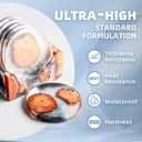 TAKIMO 16OZ Crystal Clear Epoxy Resin Kit - 1:1 Mixing Ratio, Bubble Free & Anti-Yellowing - High Gloss Casting & Coating Resin for Jewelry, River Tables, Bar Top, Countertops & Wood - Heat Resistant