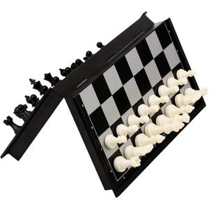 Magnetic Travel Chess Set 9.84 Inches with Folding Chess Board Educational Toys for Kids and Adults, 2 Players