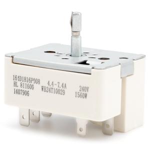 Dusledel Upgraded WB24T10025 Range Surface Burner Infinite Control Switch Replacement for GE 8 Inch Electric Stove Appliances Units Parts Replace AH236750 EA236750 PS236750 154510 769692