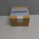 Ceramic Canister,16.9 Oz /500ml Food Storage Jar for Tea,Coffee Beans,Herb,Candy,Spices,Nuts (Stone Golden)