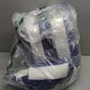 Genovega  Extra Large Beach Towel - Oversized Mircofiber 40 x 70 inches And Smaller, XL Striped Lightweight Pool Towel, Big Cabana Swim Travel Towel for Adults Mens Women,Dark Blue Pack of 6