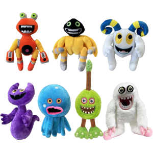 7Pcs My Singing Monsters Plush, 12 Inch Soft Stuffed Animal Plush Figure Doll