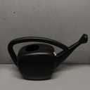 Root & Vessel 2 Gallon Watering Can Outdoor, Made in USA, Large Fill Hole & Long Spout & Handle for Ease of Use, Removable Nozzle, Outdoor & Indoor Use, Black