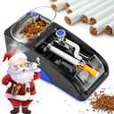 NEWTRY Cigarette Rolling Machine, Automatic Roller, Electric Mini Tobacco Injector(Blue)