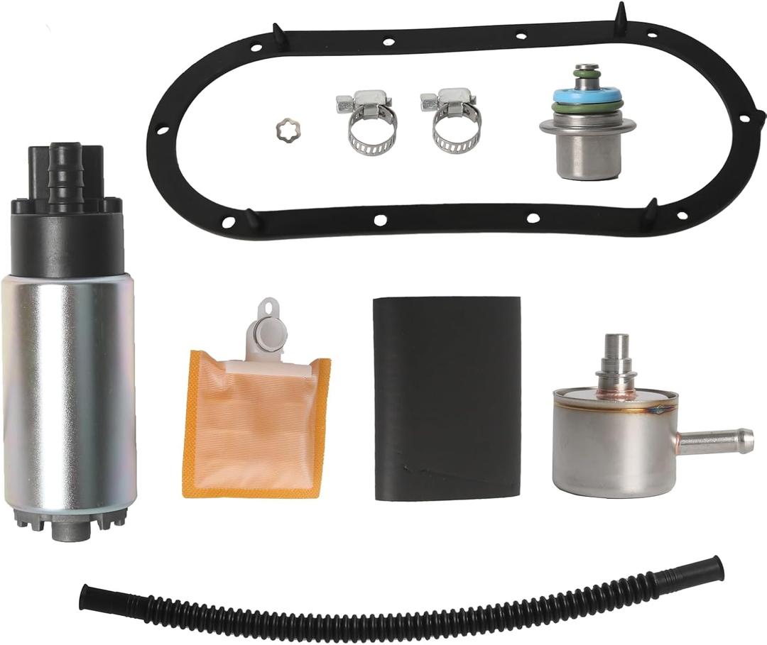 61342-00A Fuel Pump Compatible with Harley-Davidson Touring Electra Glide Classic/Ultra Classic/Touring Road Glide/CVO/Road King/Classic (2000-2001) & CVO Fat Boy Softail (2003-2007)